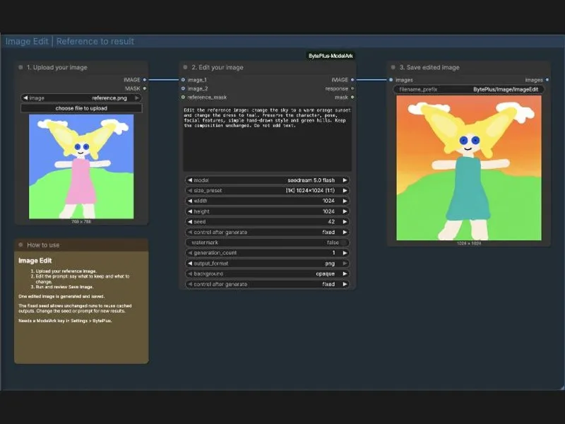 Thumbnail of the Image Edit workflow