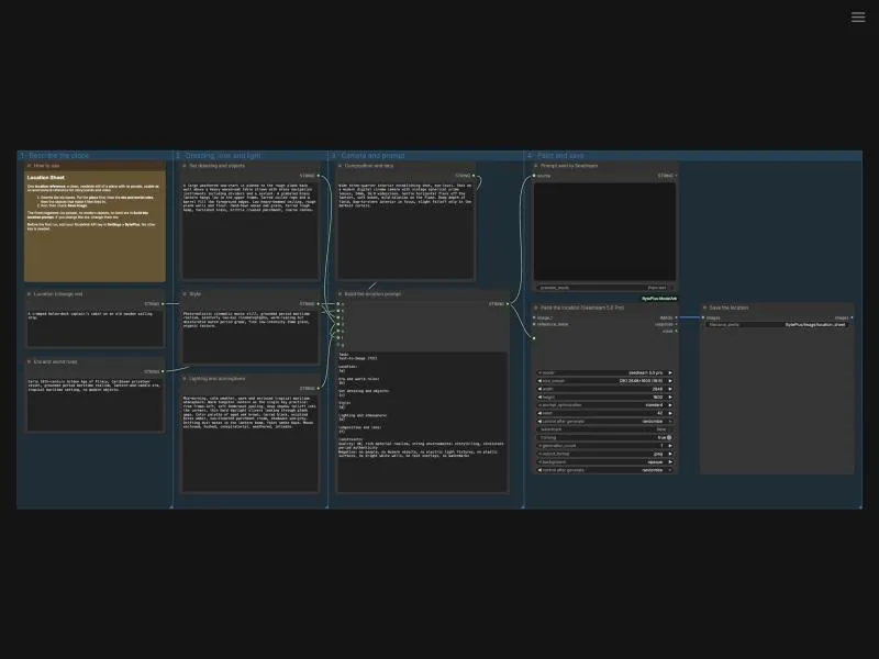 Thumbnail of the Location Sheet workflow